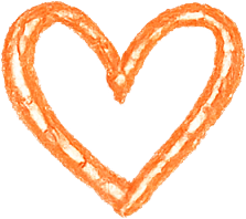 Orange Heart