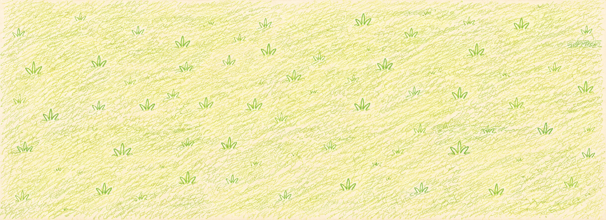 Hand-drawn Pastel Crayon Meadow Texture Field