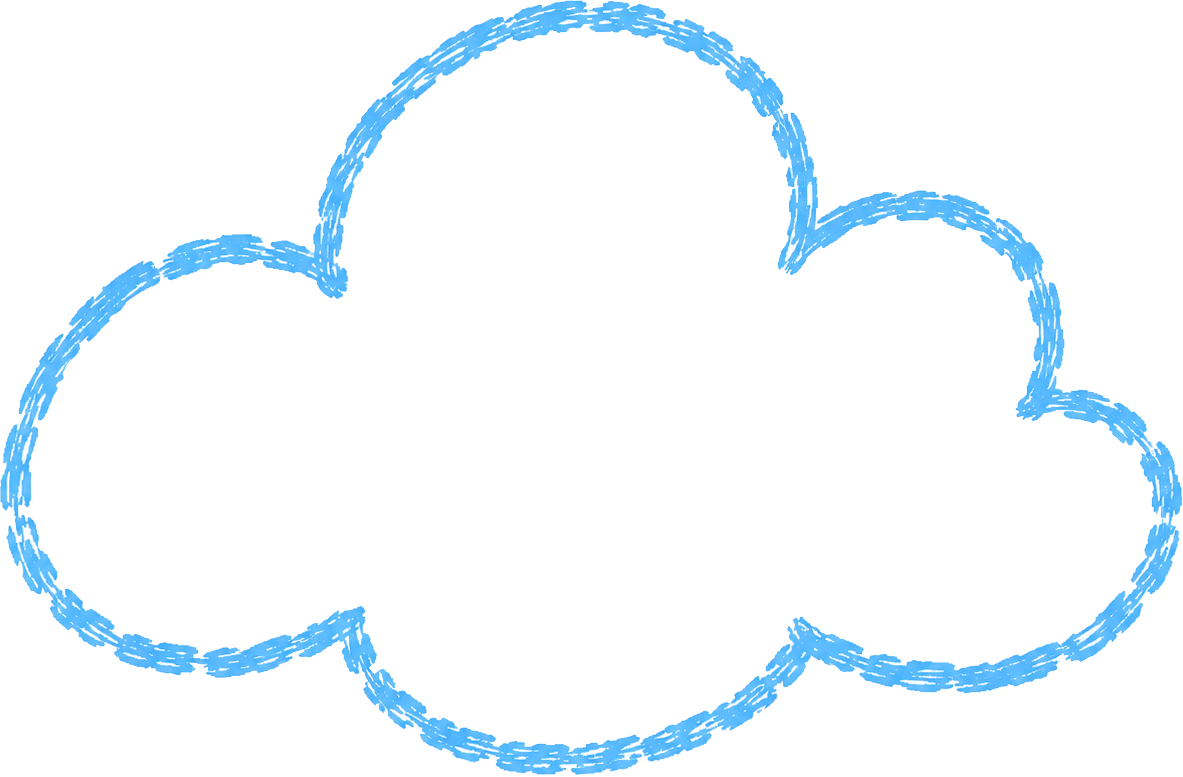 Doodle Cloud Upper Left
