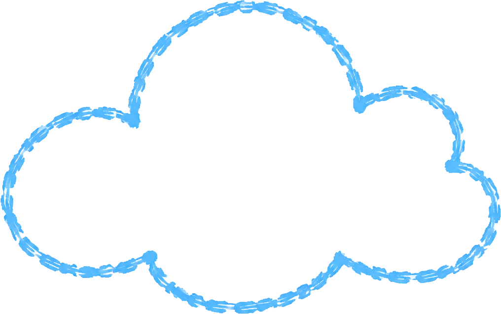 Doodle Cloud Upper Right